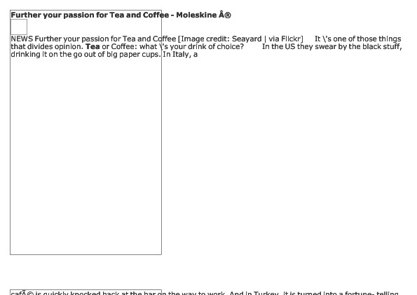 ‘Tea and Coffee template’