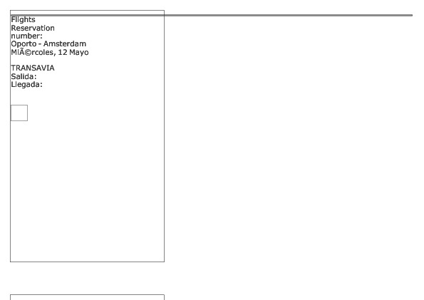 Flights Template