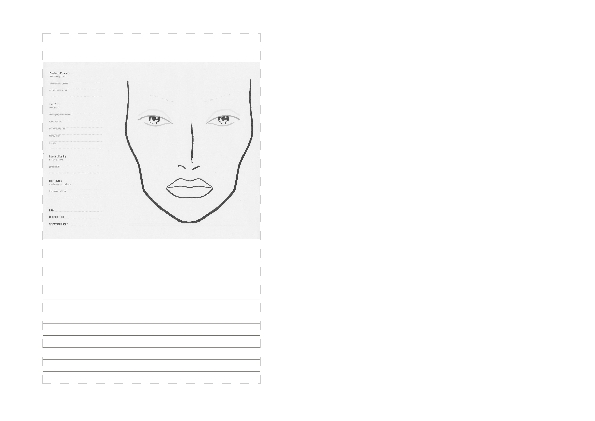 Face chart