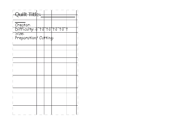 Quilting Journal
