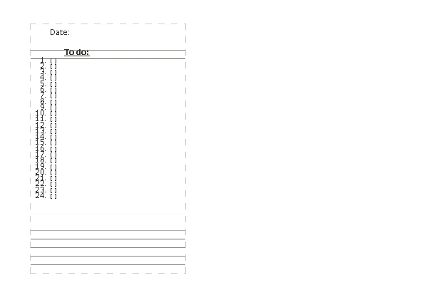 Task List