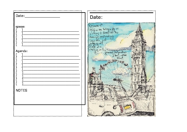 Daily Calendar and tasks