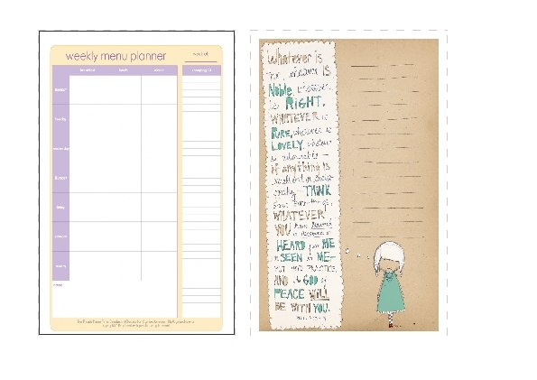 Weekly Menu Planner