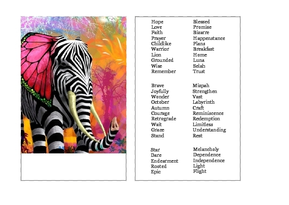 52 Lists Week 1