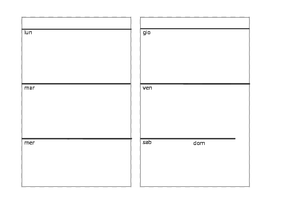 weekly calendar