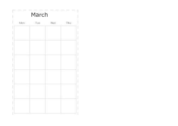 monthly template