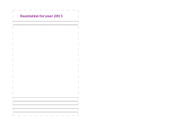 resolution 2013