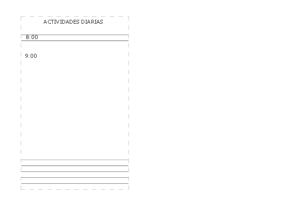 ACTIVIDADES DIARIAS
