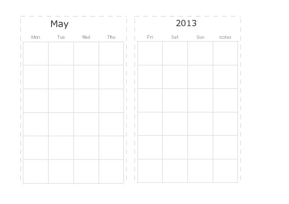 monthly template
