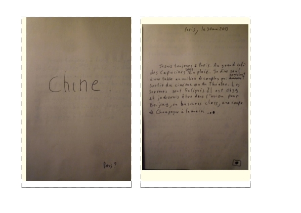 Poupaud – Journal de Chine