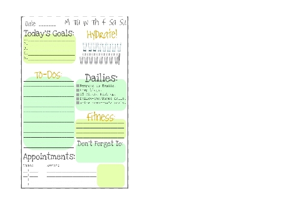 Daily page