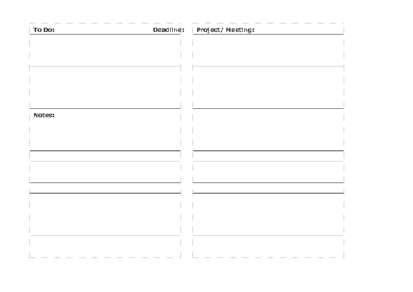 Project Worksheet