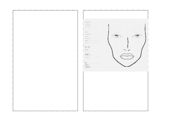 Face chart
